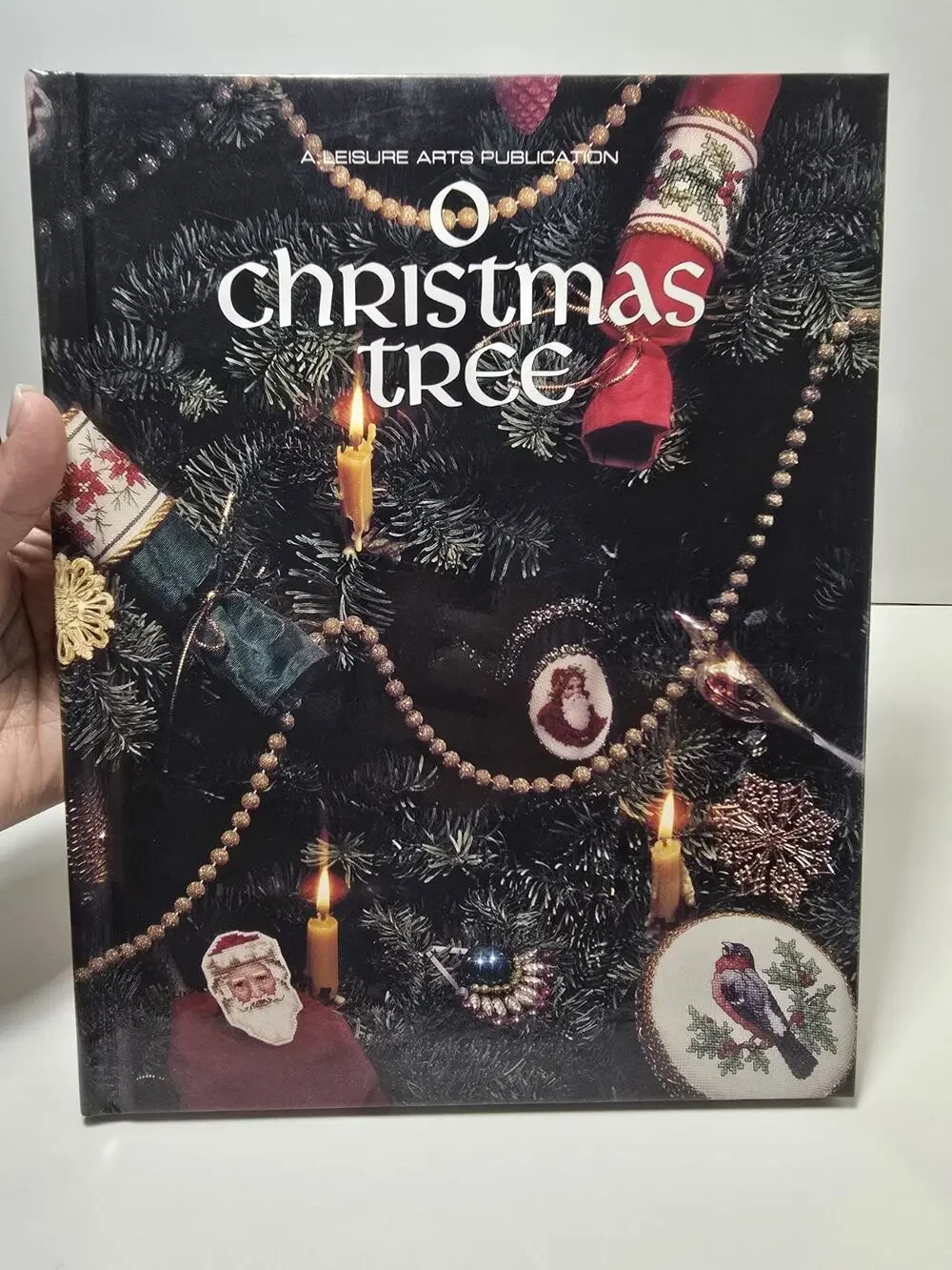 VTG Christmas Cross Stitch Book 1992 O Christmas Tree Leisure Arts Publication